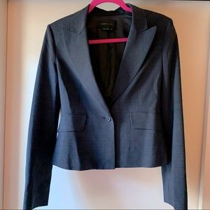 BCBG Charcoal Wool Blazer